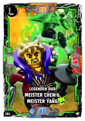 Karte 161 - Meister Chen & Meister Yang - LEGO Ninjago Serie 8 NEXT LEVEL