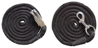 Strick Führstrick Easy Going  Snapkarabiner oder Panikhaken 2m  schwarz NEU