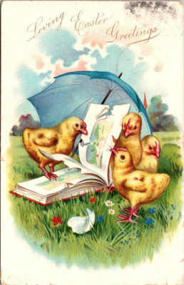 Postcard Loving Easter Greetings