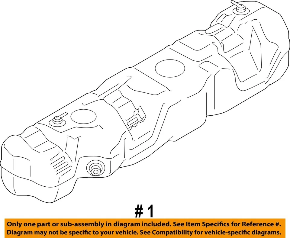 Used Fuel Tank fits: 2015 Ford Transit 250 gasoline Van Grade A - Image 4 of 4