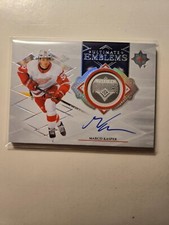2023/24 Upper Deck Ultimate MARCO KASPER Ultimate Emblems Rookie Hard Auto - Det