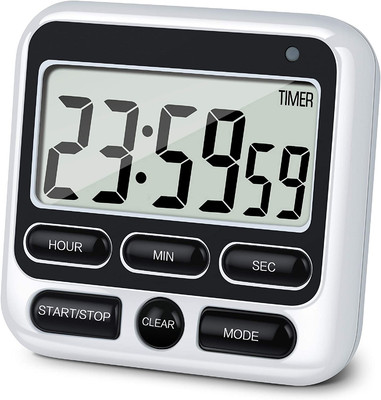 KTKUDY Digital Kitchen Timer with Mute/Loud Alarm Switch On/Off Switch, 24 Hour 
