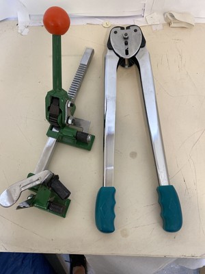 Harbor Freight Strapping Tool Set 42661 Banding Tension Crimper Used 792363426619 Ebay