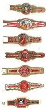 CIGAR BAND LABELS - 7 DIFFERENT