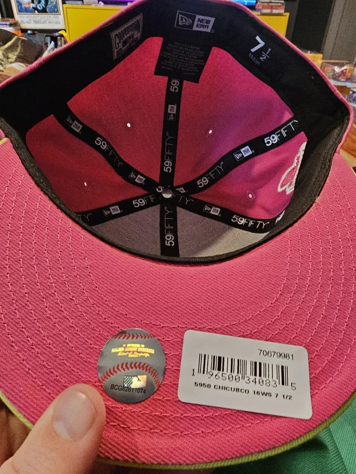 Chicago Cubs Hat 7 1/2 Joker Scheme - Image 3 of 4