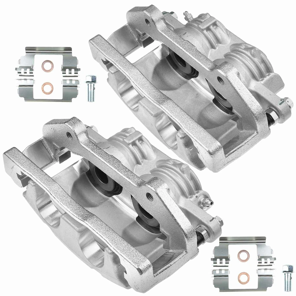 Par de pinzas de freno delanteras con soporte para Cadillac STS CTS 2005 2006 2007 2008 Foto 2 de 4