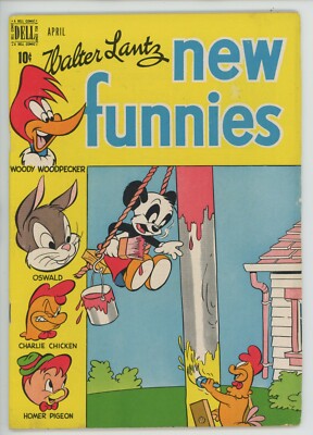 Walter Lantz New Funnies #146 Dell Comics 1949 Woody Woodpecker