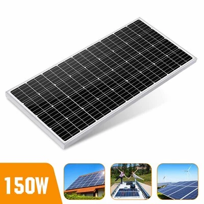 GLIESE 150W Solarmodul Monokristallin Solarpanel Solarzelle PV Modul für Boot Caravan