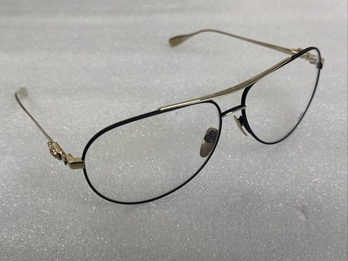 Chrome Hearts Stains IV MBK/GP Eyeglasses Matte Black Gold Frame 64-13-138 RX - Picture 5 of 7