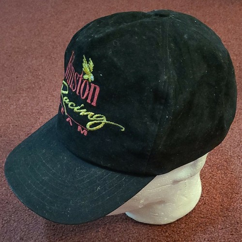 Vintage Collectible Winston Racing Team Adjustable Velvet Black Hat Cap Snapback - Picture 3 of 7