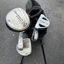 US Kids Golf Club Set with Bag RH WT-25 Ultralight 42  Driver Blue