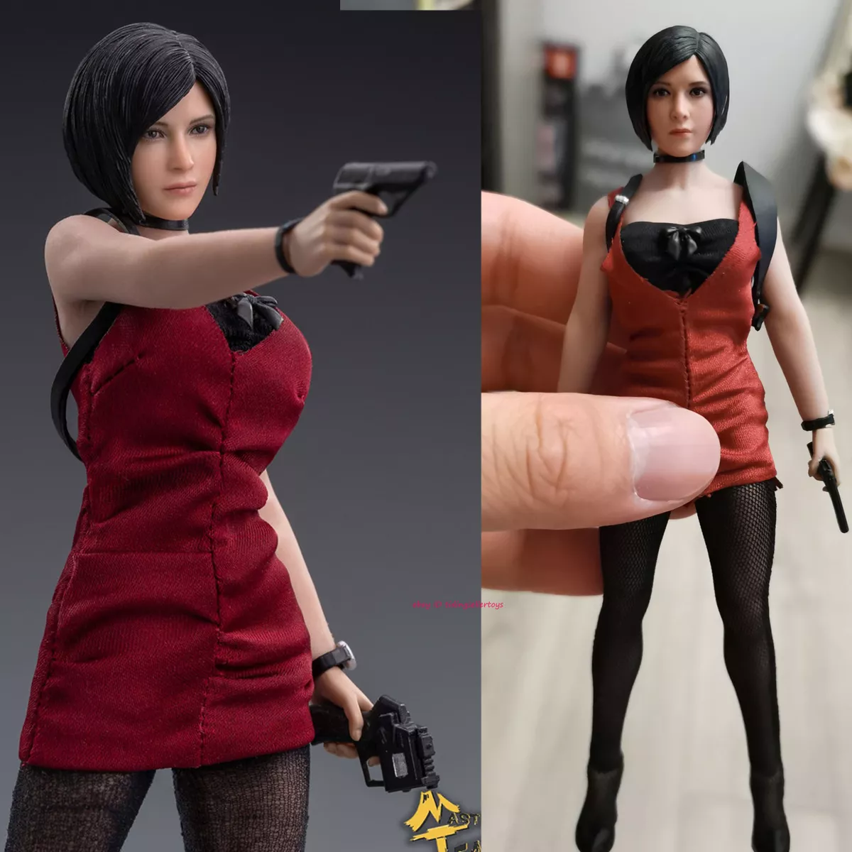 MTTOYS Resident Evil Ada Wong 1/12 Scale Head & Accessories No Body With  head