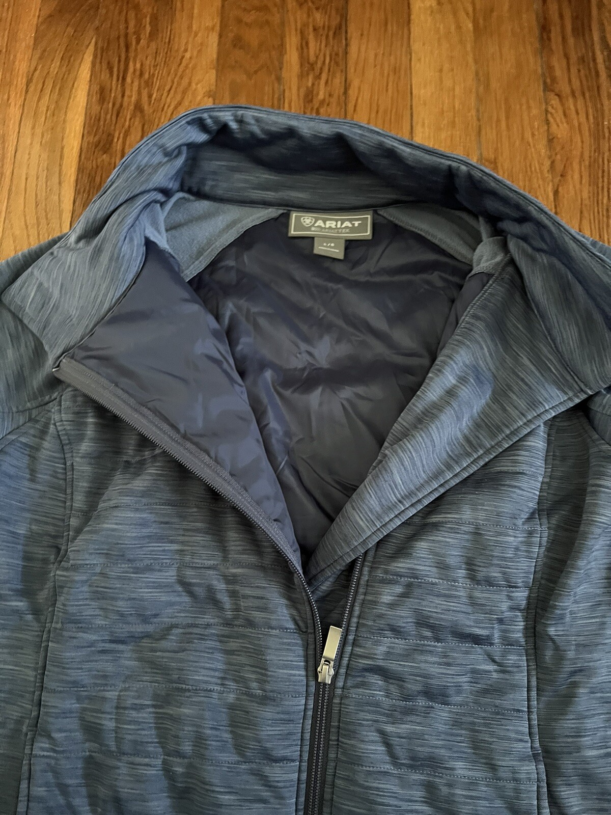 Ariat Tek Jacket Women's Blue Full Zip US Equestrian Outdoor Size Large