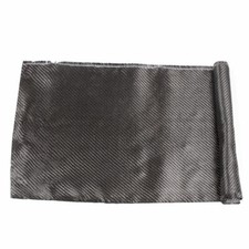 12" x 5FT Twill Weave Black Carbon Fiber Fabric Cloth Resin 3K 12" x 59"