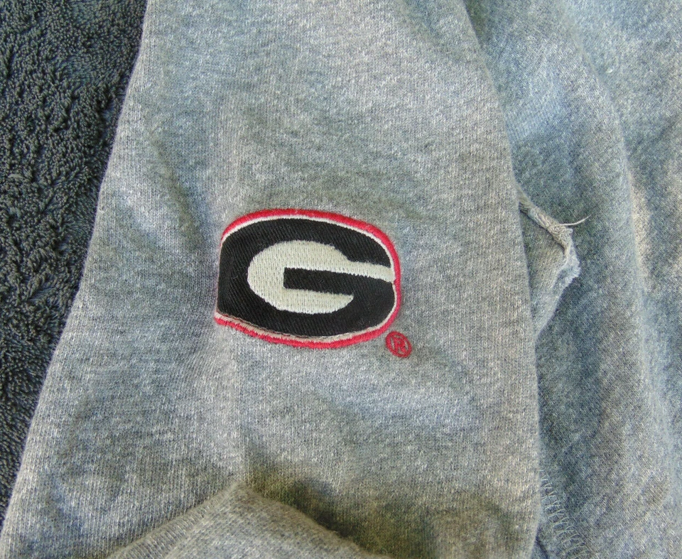 Chaqueta deportiva para mujer Georgia Bulldogs polar bordada L Lrg 40" envejecida WB Foto 3 de 4