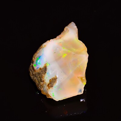 Ethiopian opal rough, welo fire opal roug , fire opal raw gemstone 28Ct 30x20 mm