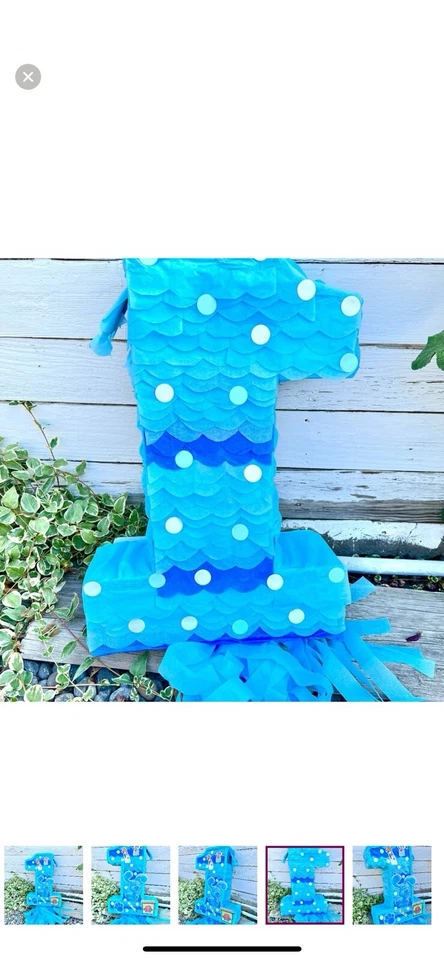 Blues clues piñata Number One Piñata - Image 4 of 4