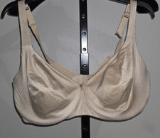 Nice Beige Lane Bryant Cacique Size 42DDD Underwire UnLined Full Coverage Bra