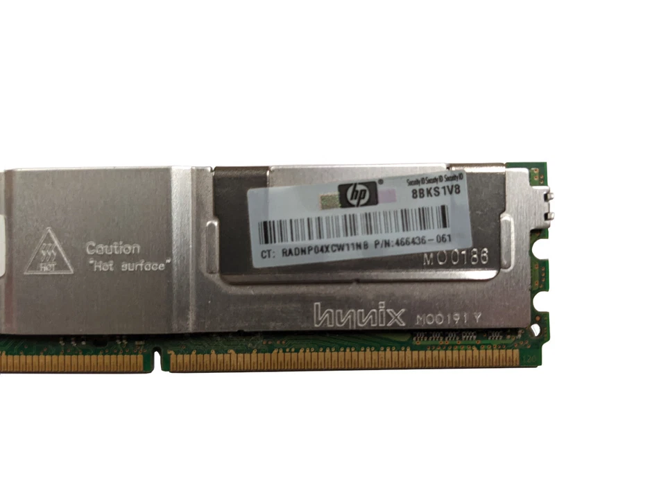 HP 466436-061 4GB PC2-5300F LP DDR2 667 4x 4GB DIMMS 16GB 467654-001 466440-B21 - Image 2 of 2