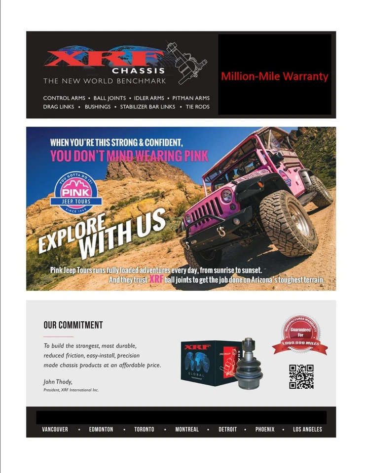 Barra estabilizadora delantera izquierda XRF GARANTÍA DE POR VIDA F150 F250 F350 Super Duty 10-22 Foto 4 de 4