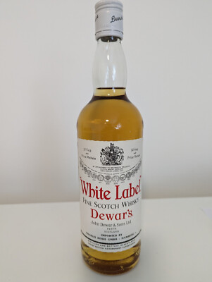 Dewar´s White Label, Fine Scotch Whisky, 0,7 l,  43% Vol., 60/70er Jahre, RAR!