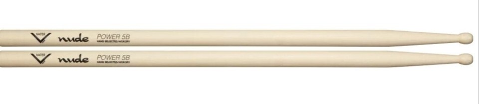 Baguettes Batterie Vater VHN7AW 7A Nude Series - Pointe Bois Boule Hickory