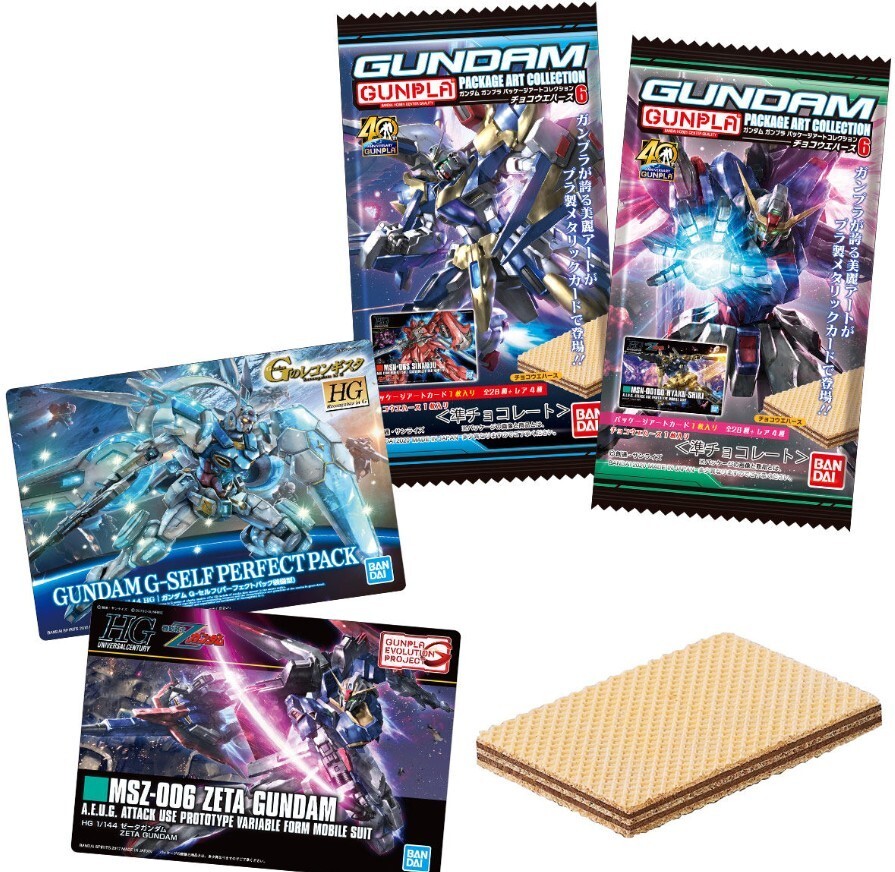Gundam Package Art Collection Wafer 6 Card Complete 32 types