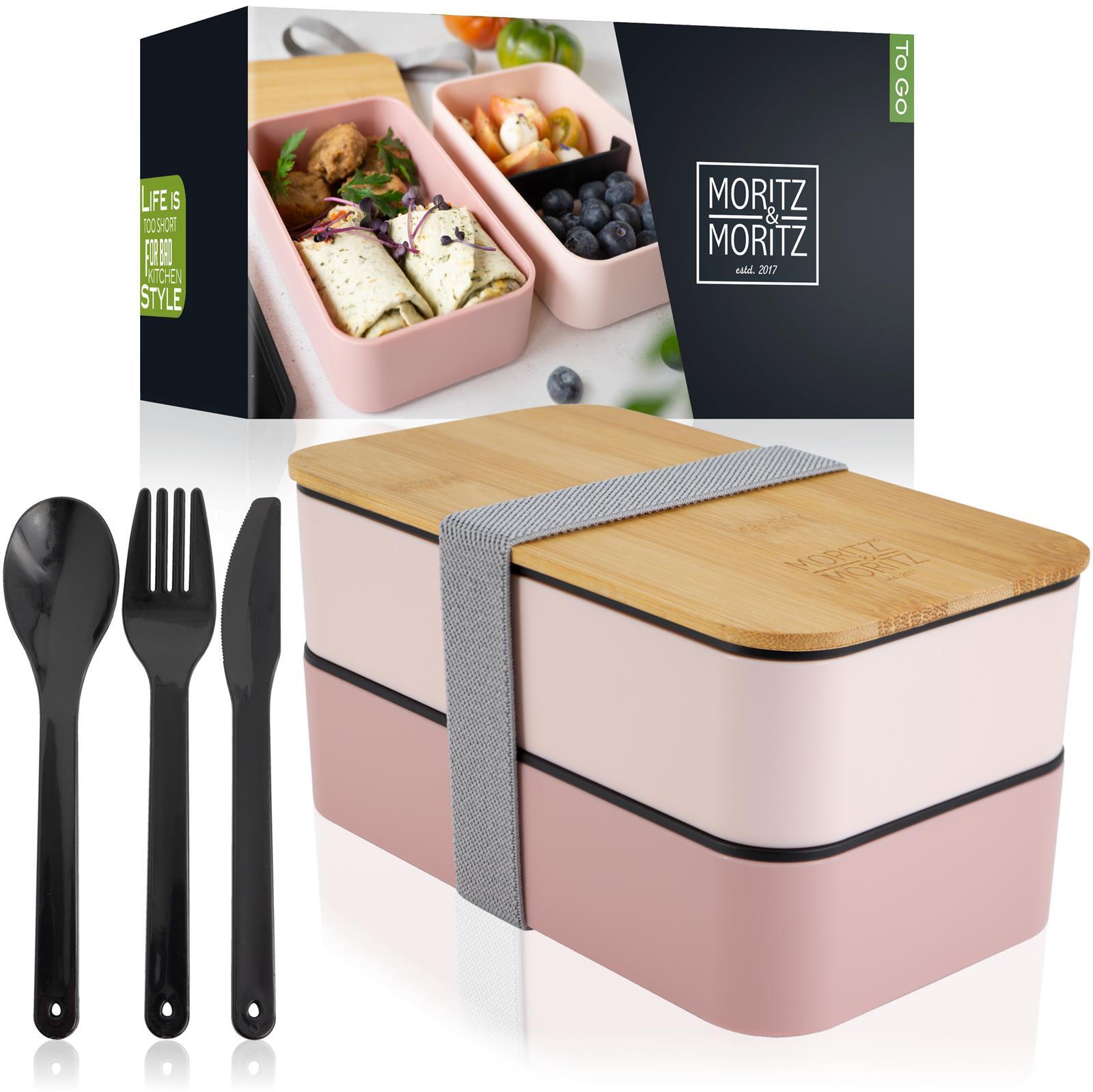 Bento Box Japanisch – Lunchbox für Erwachsene und Kinder pink
