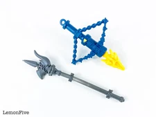 GARGOYLES - GOLIATH HALBERD & LEXINGTON CROSSBOW - Original Kenner Weapons #1