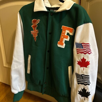 Full Send Nelk Boys Letterman Jacket BRAND NEW WITH TAGS Size Large