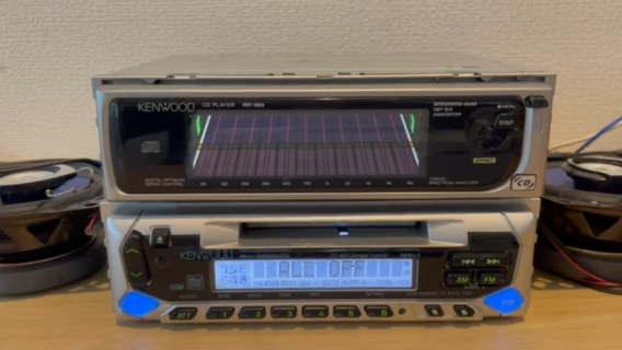 KENWOOD RX-692MD RD-380 Car Audio MD Player CD Player Set