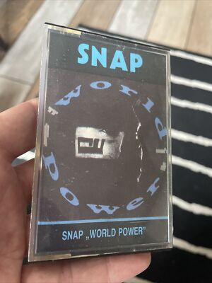 SNAP! - WORLD POWER - 1990 - CASSETTE TAPE (Featuring : IVE GOT THE POWER) Dance