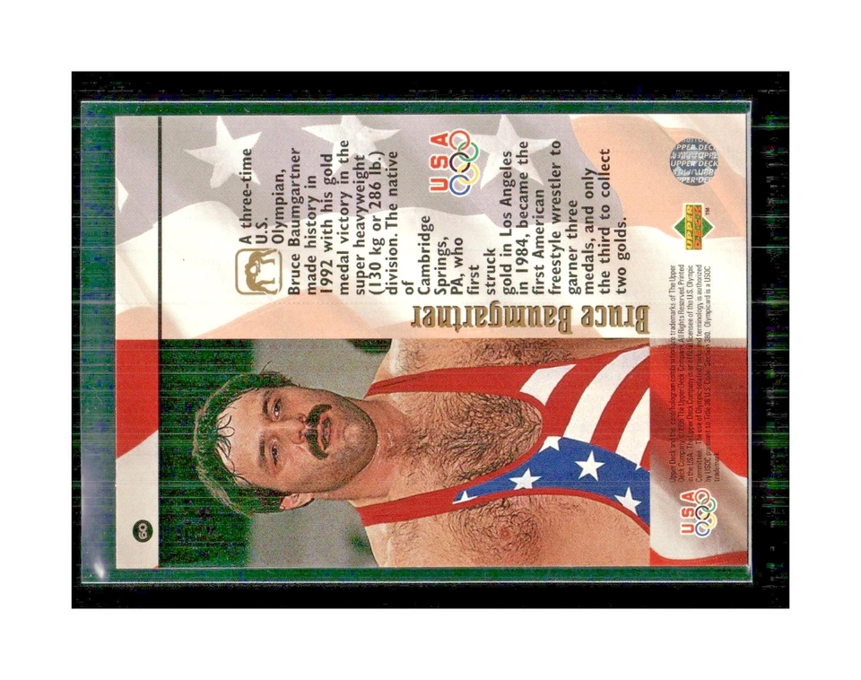 Upper Deck Olympicard Bruce Baumgartner #60 1996 Foto 4 de 4