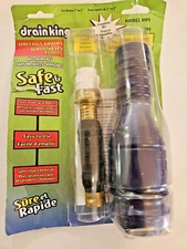 Drain King VIP1 Drain Unclogging Kit with Kitchen Sink Crossbar Adapter, 1 to 2 