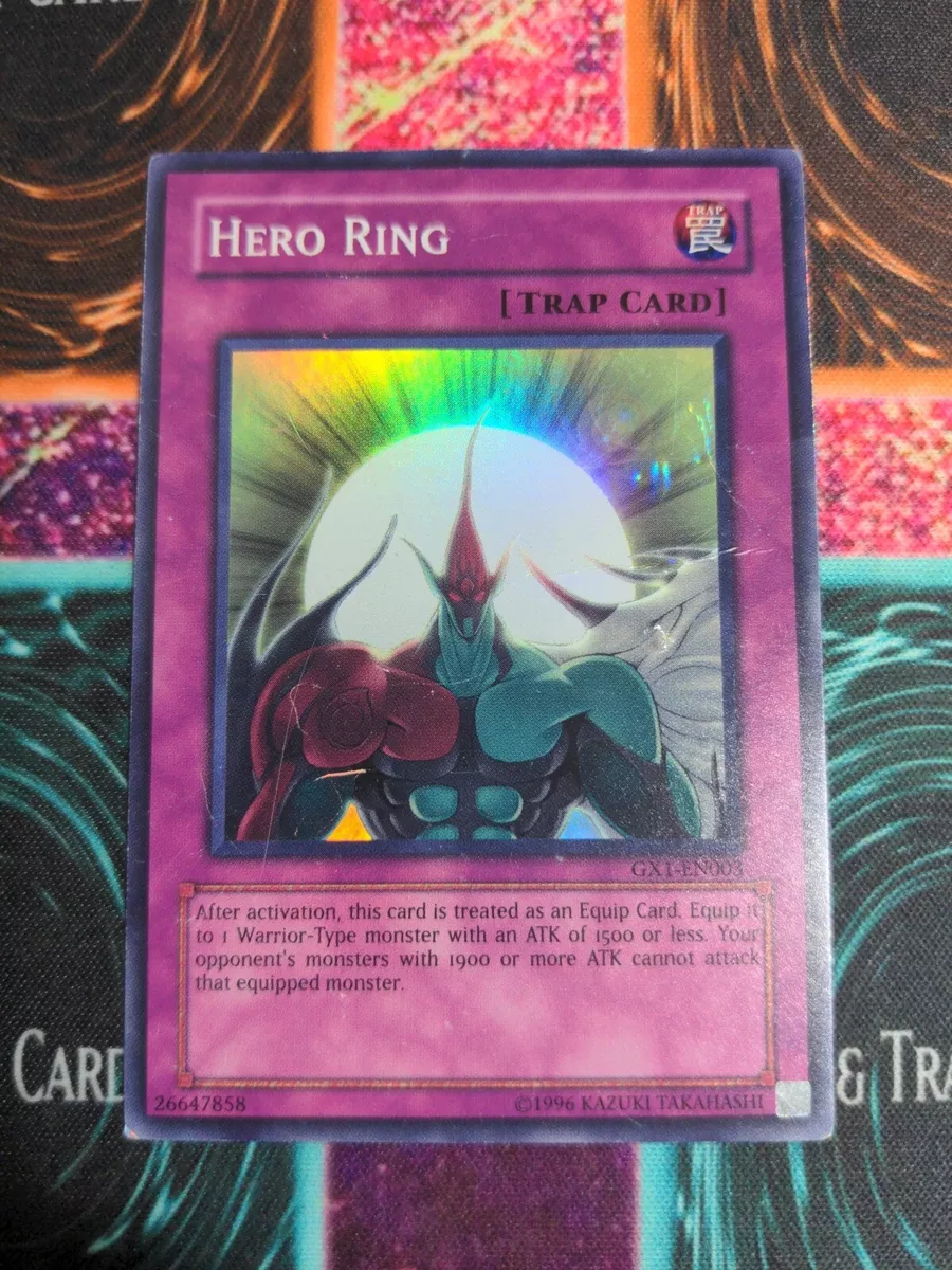 Yu-Gi-Oh! Hero Ring GX1-EN003 Limited Super Rare HP