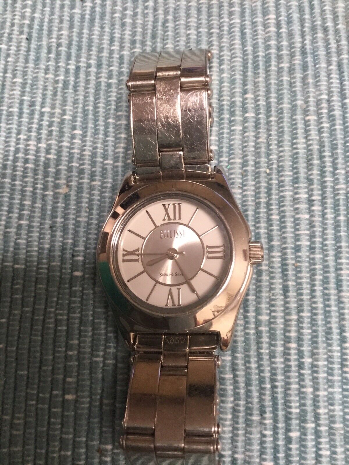 Womens Ecclissi Sterling Slilver Watch And Band 33175