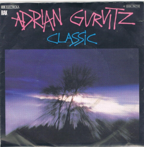 7" - Adrian GURVITZ - CLASSIC  - german PS - Picture 1 of 2