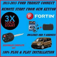 100% Plug and Play Remote Start 2014-2016 Ford Transit Connect 3X LOCK