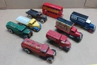 Vintage Dinky Lorry Or Trucks & A Bus Modified Or Broken Damaged Bundle