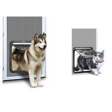 Ownpets Pet Screen Door for Dogs Cats,Self Closing Function