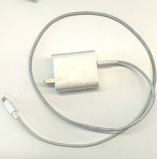 White USB-C Fast Charge Wall Charger Plug, 1-Port w/ 3ft USB-C Cable