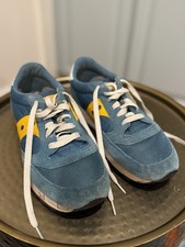 Saucony Wms Jazz Original Vintage Teal Yellow Sneakers Sz 9 / 40.5 s60368-95