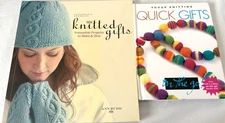 2 Knitted Gift Books Interweave Knits Vogue Knitting Quick Gifts