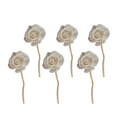  6 Pcs Aromatherapie Getrocknete Blumen Flüchtiger Stick Aromadiffusor Rattan