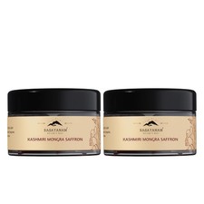 Pure Original Kashmiri Saffron / Kesar crocus sativus - 1gm , Pack of 2