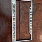 UConn Huskies University Of Connecticut Metal License Plate Frame Classic — photo 3