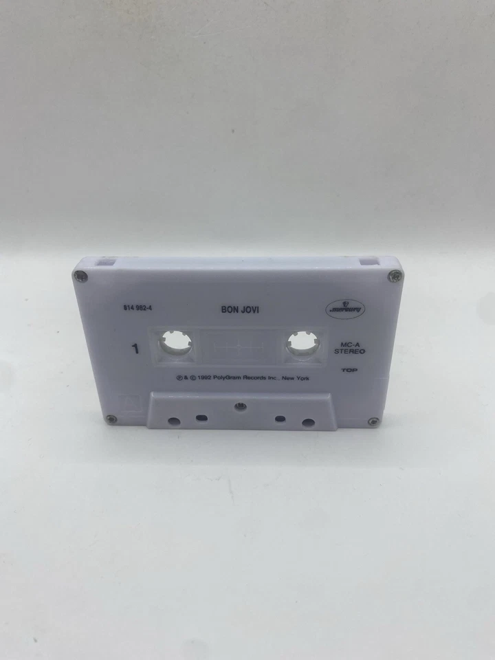 BON JOVI - Bon Jovi - Cassette Tape Clamshell Insanely Rare Indian Version - Image 4 of 4