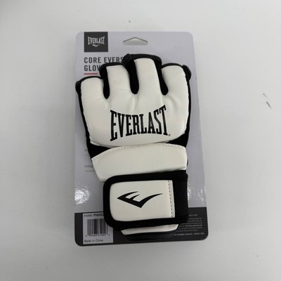 Everlast Core Everstrike MMA Training Gloves White Black Large P00002942 NEW