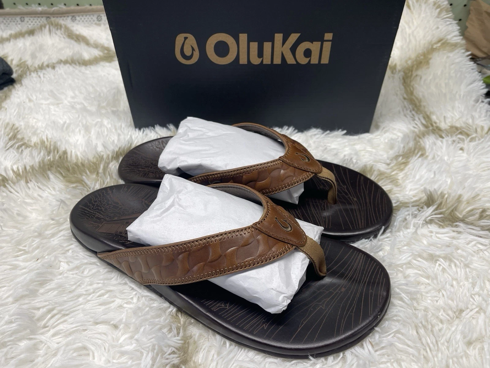 🧡Olukai Men's Size 10 Hikianalia Flip Flop Beach Outdoor Sandals -Tan/Dark Java
Opens in a new wind