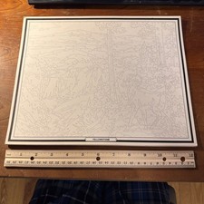 1970 Paradise Color by Number Places to See "Yellowstone" 12x10